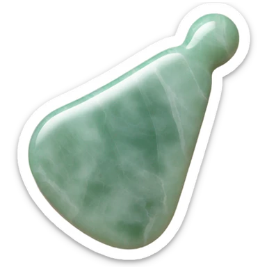 Classic shaped gua sha massager sticker