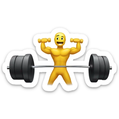 workout epuipment  sticker