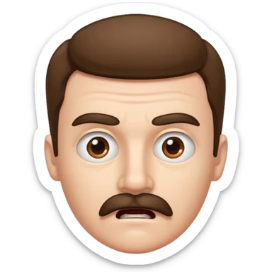 Create pls emoji that looks like austria dictator (hitler) it doesn’t have to be him but someone who looks alike , and combine it with emoji “mind blowing”, more look like hitler sticker