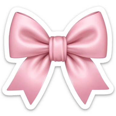 Putting a light pink bow on this emoji 🤗 sticker