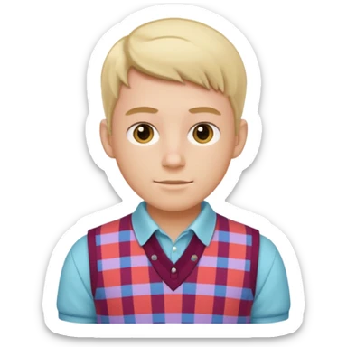 Make me a preppy aesthetic sticker