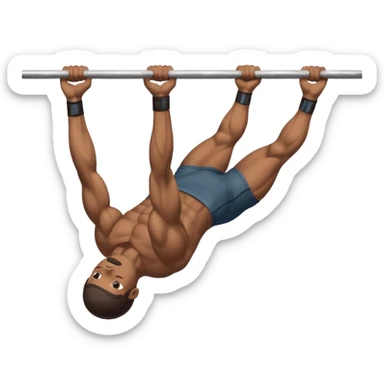 Calisthenics front lever sticker
