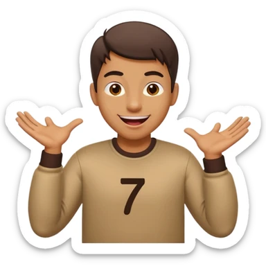 Peux tu faire mixe le mixe des ces emojis 6️⃣🤷‍♂️7️⃣😜 sticker