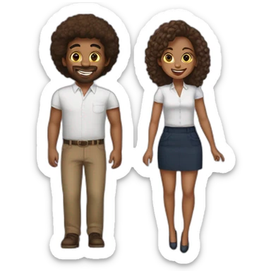 Samuel Patty and Dominique Bernard sticker