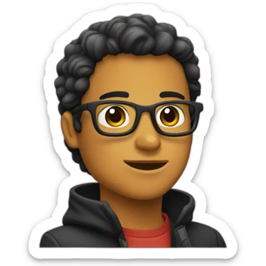 Bottine noire sticker