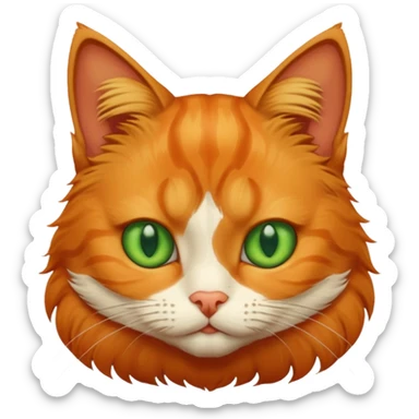 A stupid cat sticker