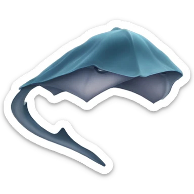 Stingray faceless  sticker