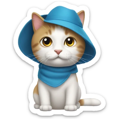 Un chat qui cour  sticker
