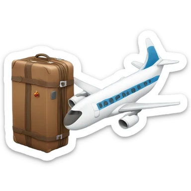 eager to travel. sticker