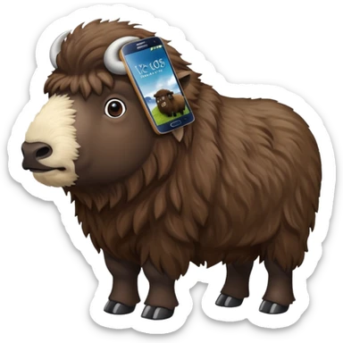 Musk Ox Next To Samsung sticker