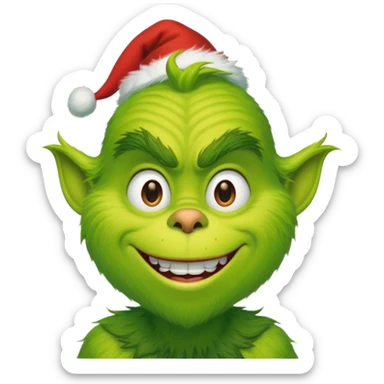 Grinch mano sticker