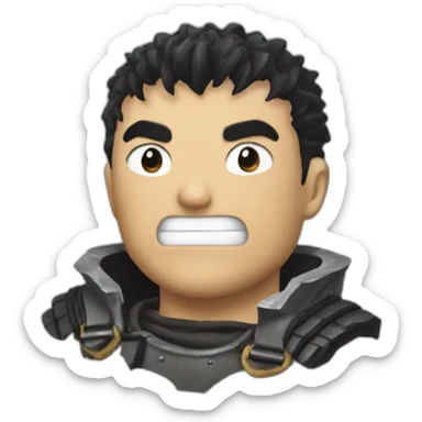 Guts from berserk sticker