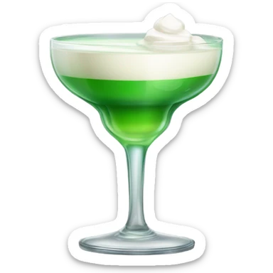 Grass hopper kokteyl sticker