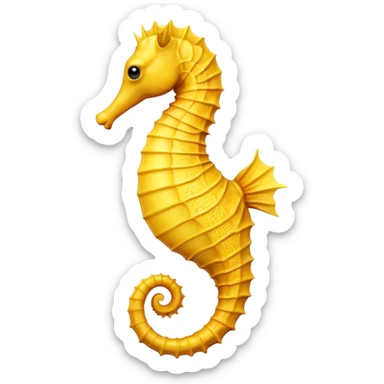 Seahorse - чтобы выглядил как настоящий sticker