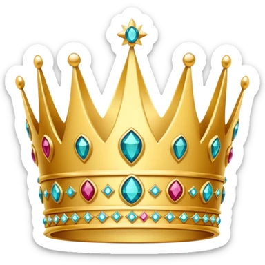miss universe crown aesthetic sticker