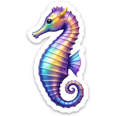 Морской конек sticker