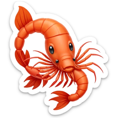 dandys world shrimpo sticker