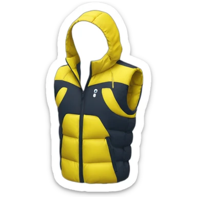 Macron gilet jaune sticker