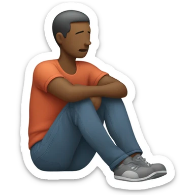 Back hurting sticker