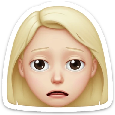 remake the second one but sad more gums sticker