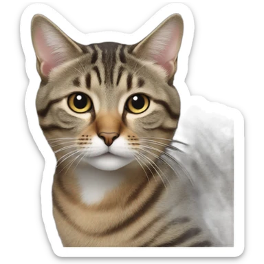 Katze europäisch kurzhaar sticker