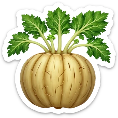 celery root without green parts sticker