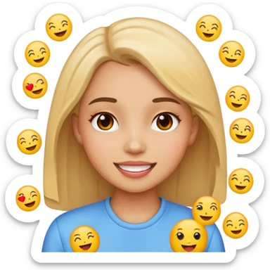 Emojis girlis sticker
