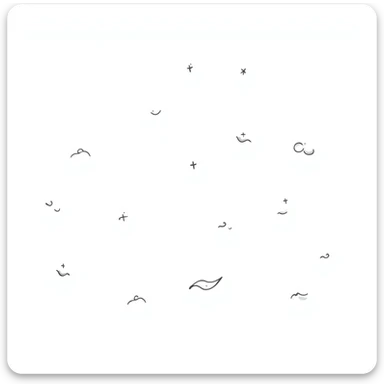 whimsical hand-drawn clouds, stars, and waves in pastel colors, minimal children's book style, pencil or ink sketch sticker