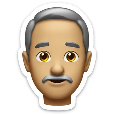 Nodding head sticker