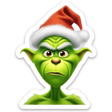 Grinch sticker