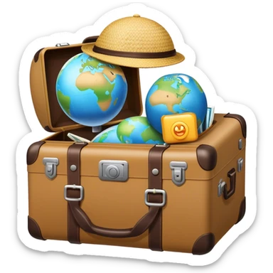 World traveler sticker