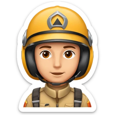 CAR ON PILOT FACE sticker