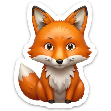 wet fox sticker