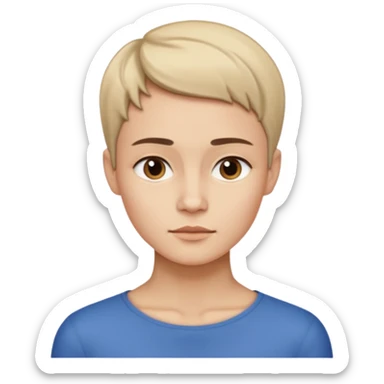 jaw chin bone sticker