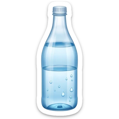  a bottle mineral water sticker