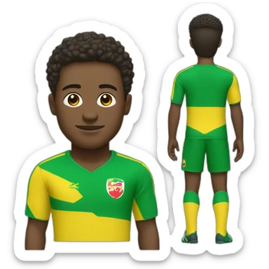 Togo football kit sticker