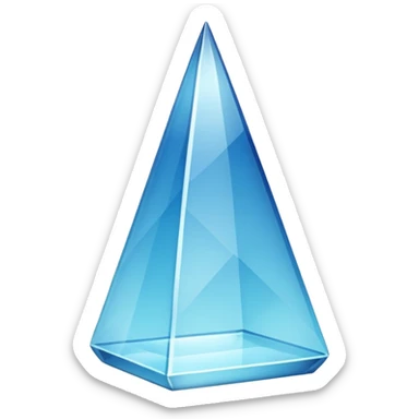 a glass tower, the shard
 sticker