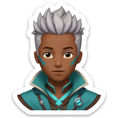Ekko from the Arcane (a Netflix animation) sticker