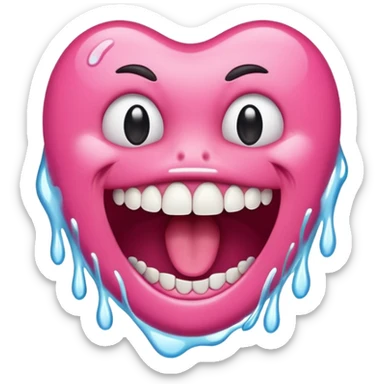 Mouth opening sticker