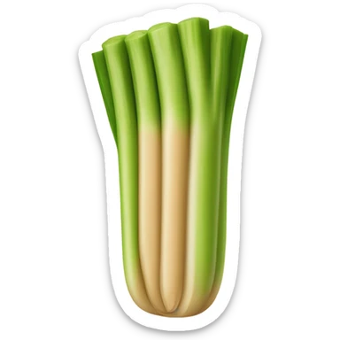Celery with peanut butter on it sticker