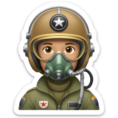 Aviador de combate sticker