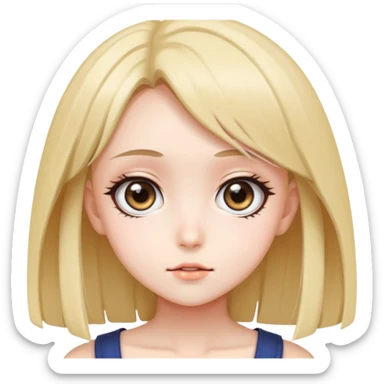 Аниме девушка  sticker