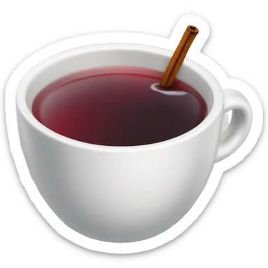 Glühwein cup sticker