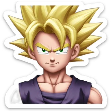 Goku black super saiyan rosé sticker
