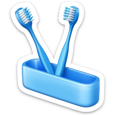 Toothbrush sticker