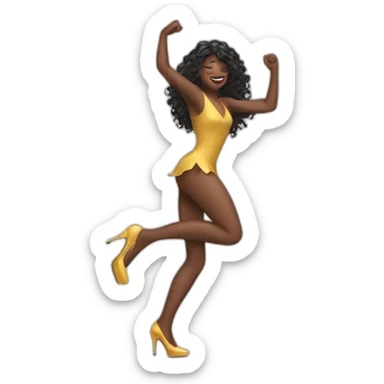 high heels dance sticker