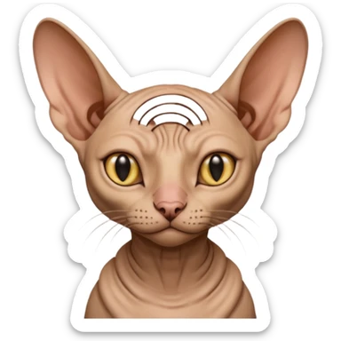 sphinx cat sticker