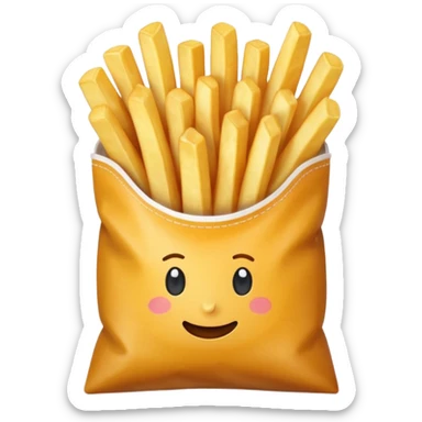 put the fries in the bag sticker