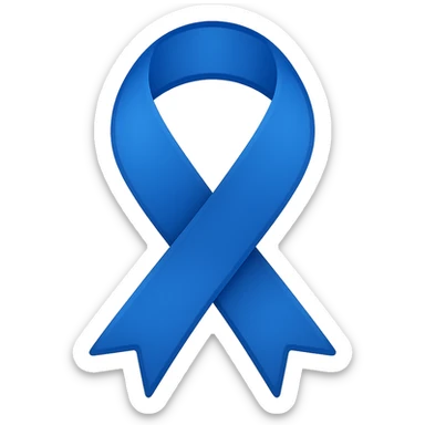 blue ribbon emoji sticker
