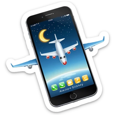 Aeroplane Mode sticker